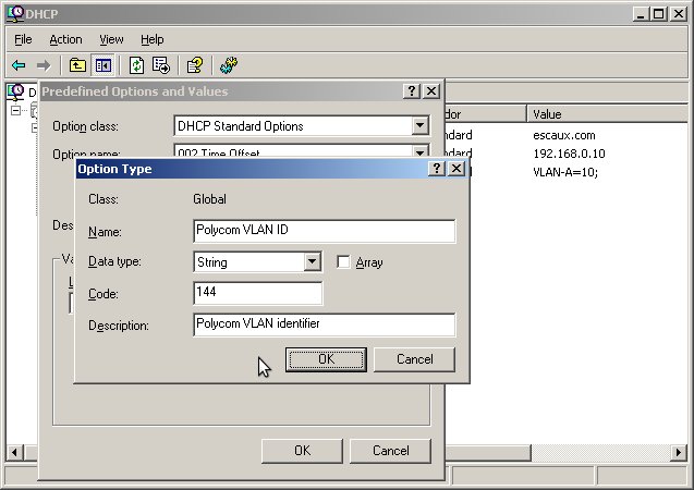 add scope options to dhcp